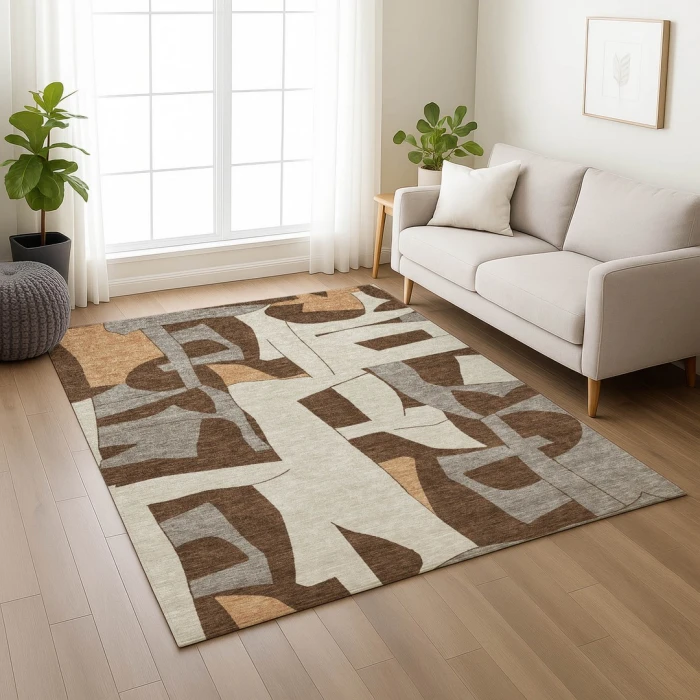 Addison Rugs Chantille Brown ACN2605 9ft. x 12ft. Rect. Rug