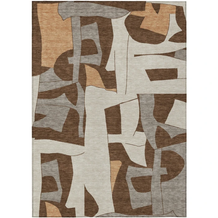 Addison Rugs Chantille Brown ACN2605 9ft. x 12ft. Rect. Rug