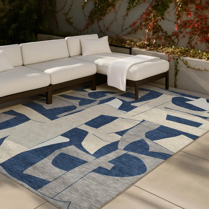 Addison Rugs Chantille Blue ACN2605 5ft. x 7ft.6in. Rect. Rug