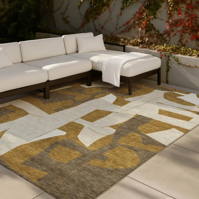 Addison Rugs Chantille Gold ACN2605 5ft. x 7ft.6in. Rect. Rug