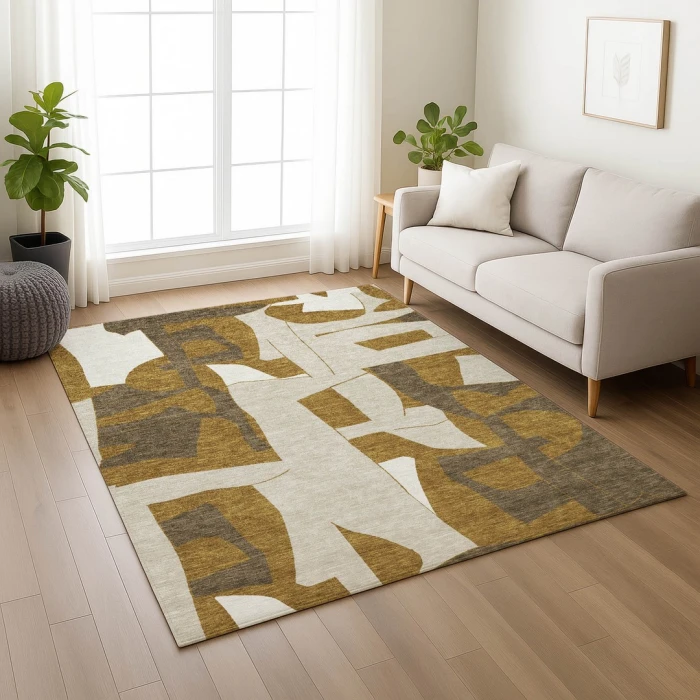 Addison Rugs Chantille Gold ACN2605 5ft. x 7ft.6in. Rect. Rug
