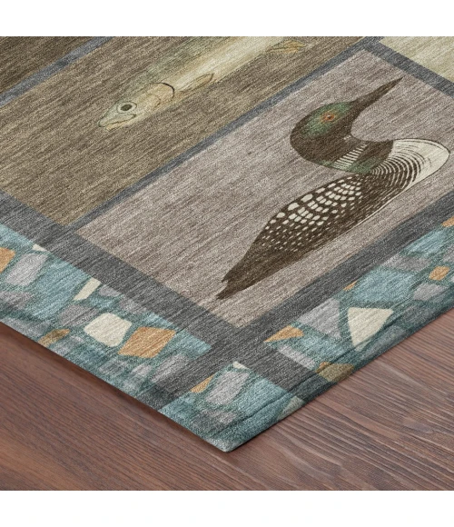 Addison Rugs Chantille Brown ACN2606 5ft. x 7ft.6in. Rect. Rug