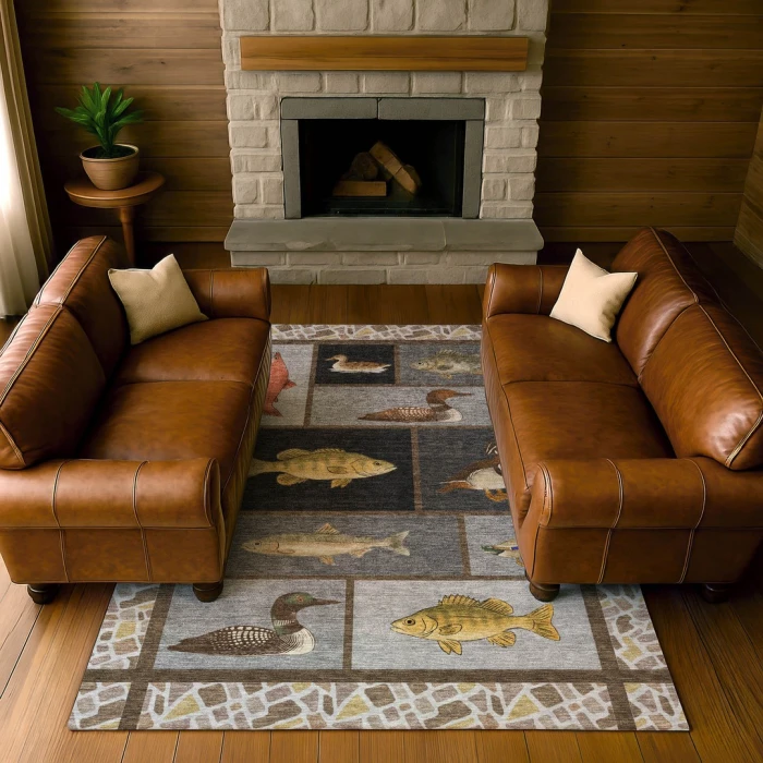 Addison Rugs Chantille Gray ACN2606 8ft. x 10ft. Rect. Rug