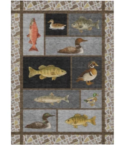 Addison Rugs Chantille Gray ACN2606 9ft. x 12ft. Rect. Rug