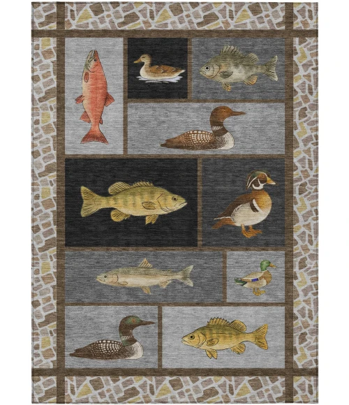Addison Rugs Chantille Gray ACN2606 5ft. x 7ft.6in. Rect. Rug