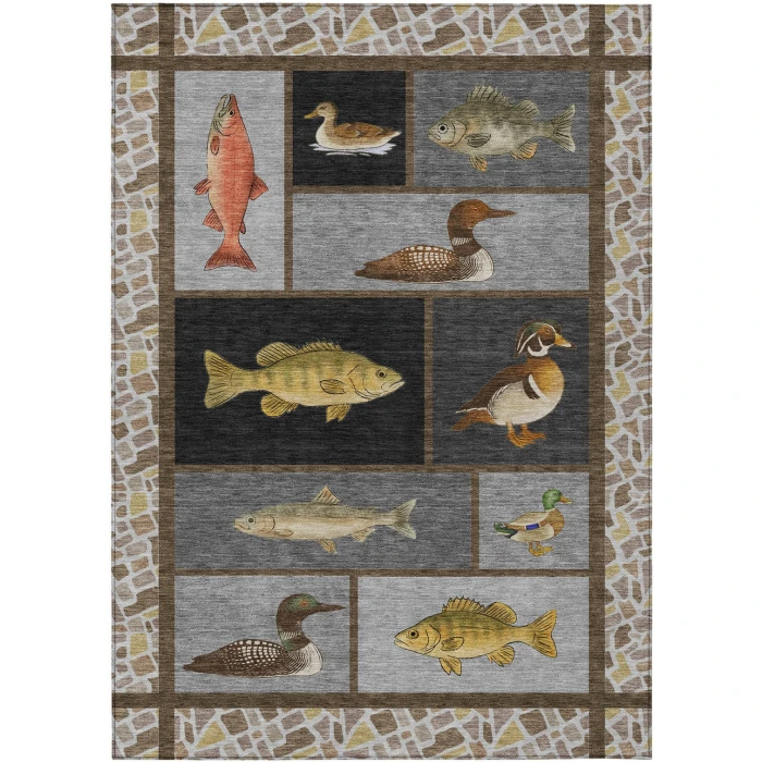 Addison Rugs Chantille Gray ACN2606 8ft. x 10ft. Rect. Rug