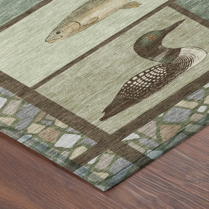 Addison Rugs Chantille Green ACN2606 8ft. x 10ft. Rect. Rug