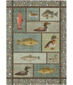 Addison Rugs Chantille Green ACN2606 9ft. x 12ft. Rect. Rug