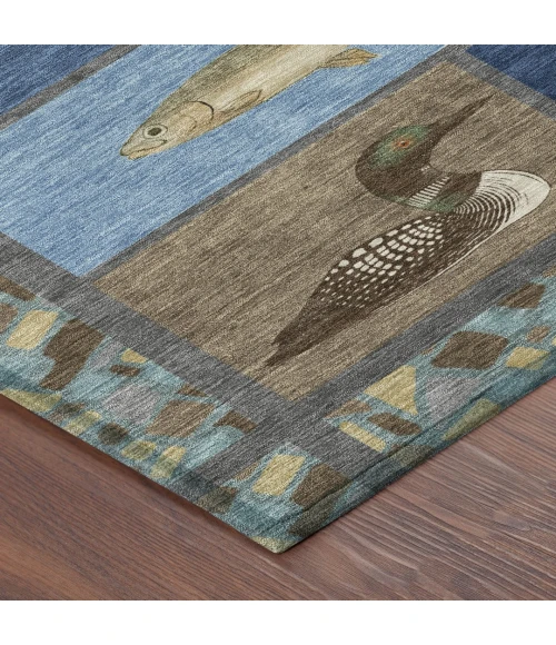 Addison Rugs Chantille Blue ACN2606 5ft. x 7ft.6in. Rect. Rug