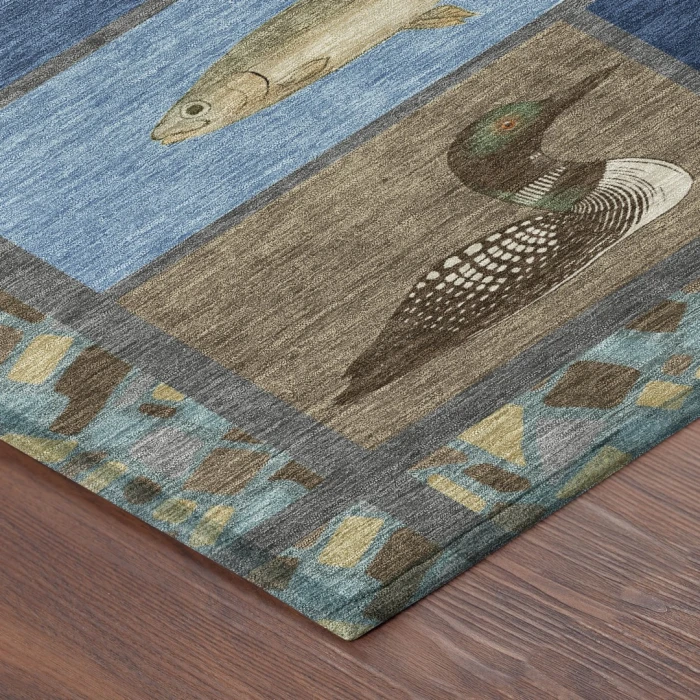 Addison Rugs Chantille Blue ACN2606 9ft. x 12ft. Rect. Rug
