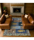 Addison Rugs Chantille Blue ACN2606 5ft. x 7ft.6in. Rect. Rug