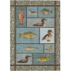 Addison Rugs Chantille Teal ACN2606 9ft. x 12ft. Rect. Rug
