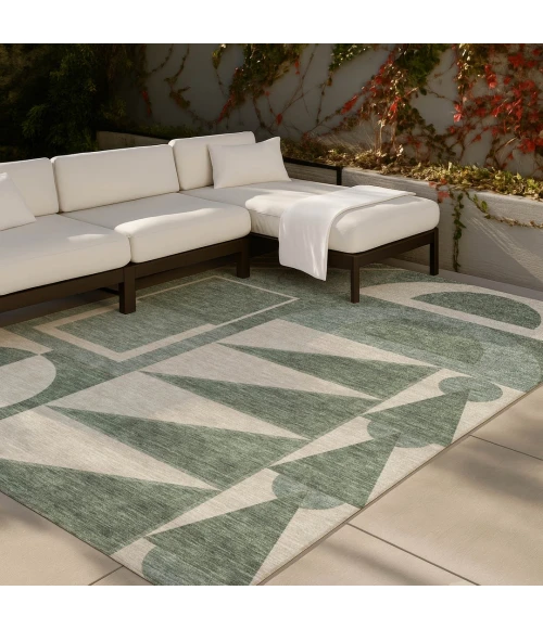 Addison Rugs Chantille Green ACN2607 5ft. x 7ft.6in. Rect. Rug