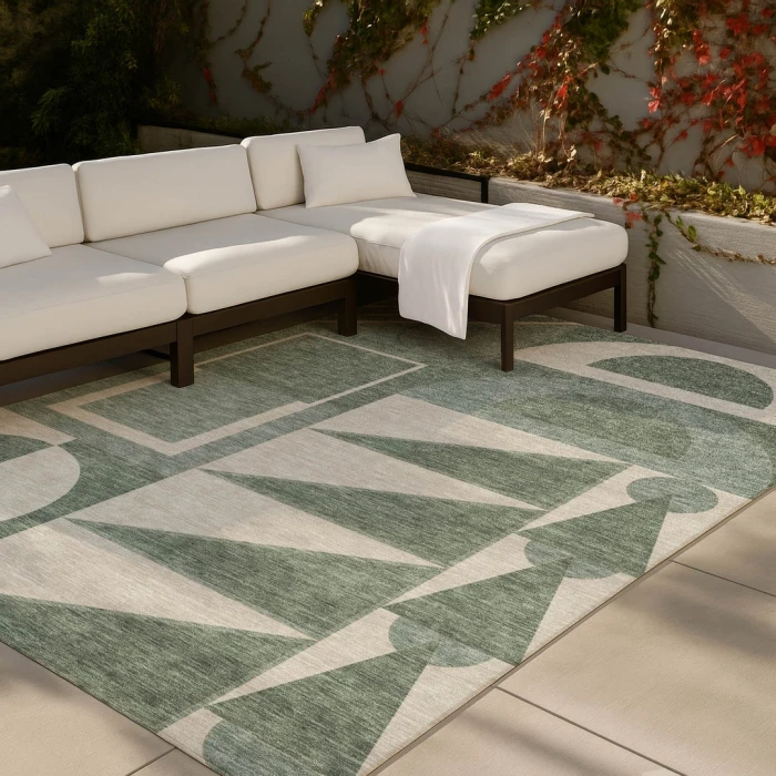 Addison Rugs Chantille Green ACN2607 5ft. x 7ft.6in. Rect. Rug