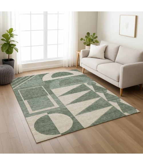 Addison Rugs Chantille Green ACN2607 5ft. x 7ft.6in. Rect. Rug