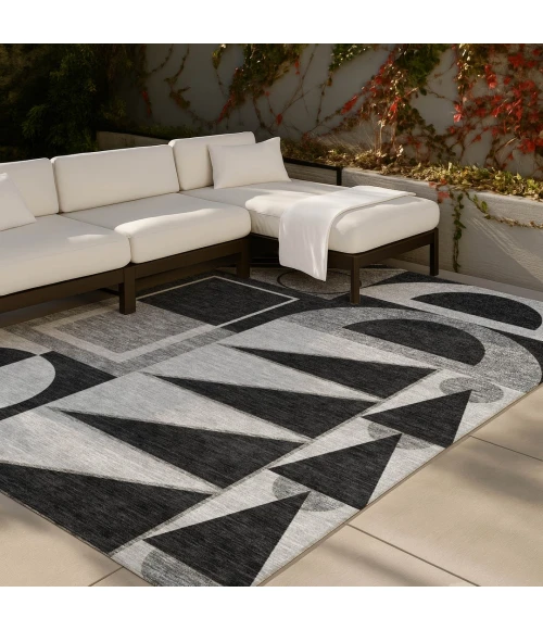 Addison Rugs Chantille Black ACN2607 5ft. x 7ft.6in. Rect. Rug