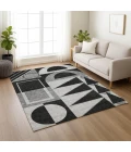 Addison Rugs Chantille Black ACN2607 5ft. x 7ft.6in. Rect. Rug