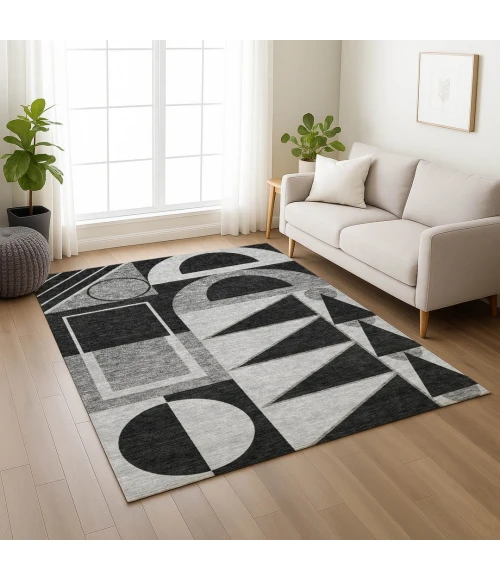 Addison Rugs Chantille Black ACN2607 5ft. x 7ft.6in. Rect. Rug