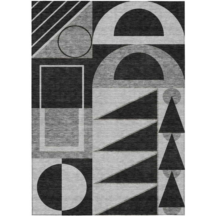 Addison Rugs Chantille Black ACN2607 9ft. x 12ft. Rect. Rug