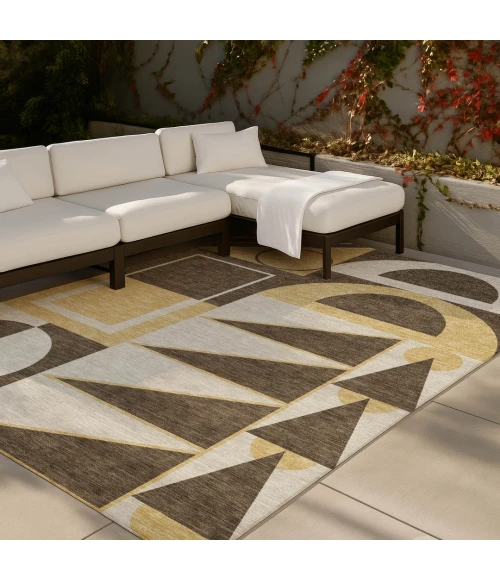 Addison Rugs Chantille Brown ACN2607 5ft. x 7ft.6in. Rect. Rug