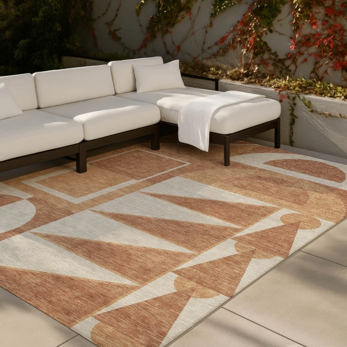 Addison Rugs Chantille Orange ACN2607 9ft. x 12ft. Rect. Rug