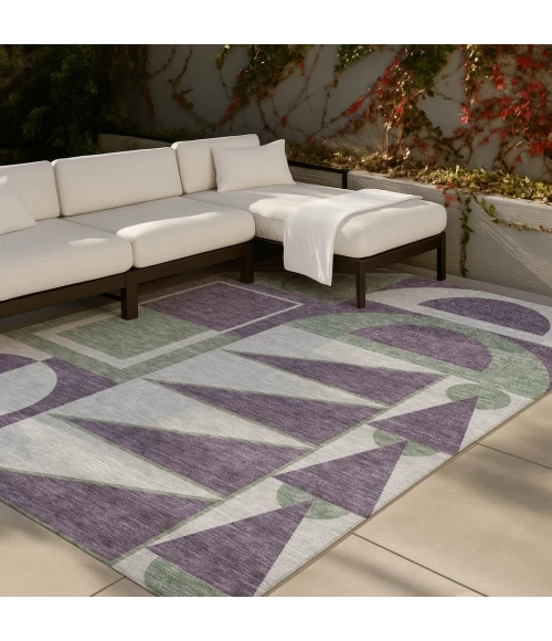 Addison Rugs Chantille Purple ACN2607 5ft. x 7ft.6in. Rect. Rug