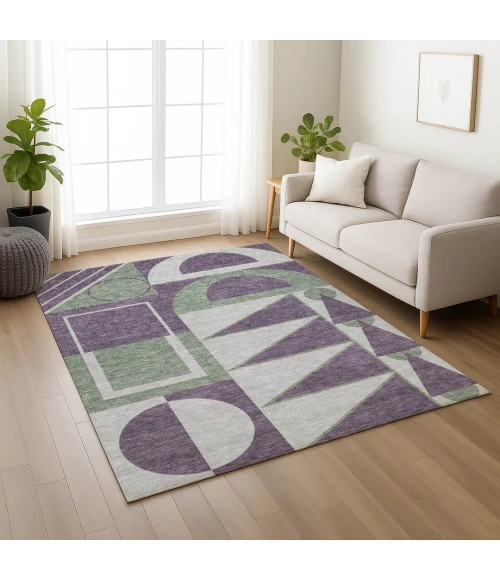 Addison Rugs Chantille Purple ACN2607 5ft. x 7ft.6in. Rect. Rug