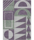 Addison Rugs Chantille Purple ACN2607 5ft. x 7ft.6in. Rect. Rug