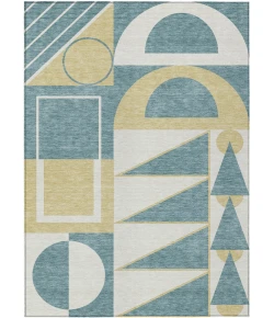 Addison Rugs Chantille Teal ACN2607 5ft. x 7ft.6in. Rect. Rug
