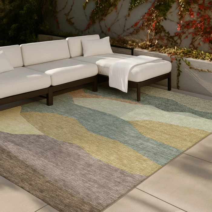 Addison Rugs Chantille Green ACN2608 5ft. x 7ft.6in. Rect. Rug