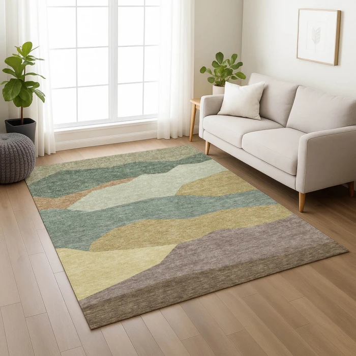 Addison Rugs Chantille Green ACN2608 5ft. x 7ft.6in. Rect. Rug