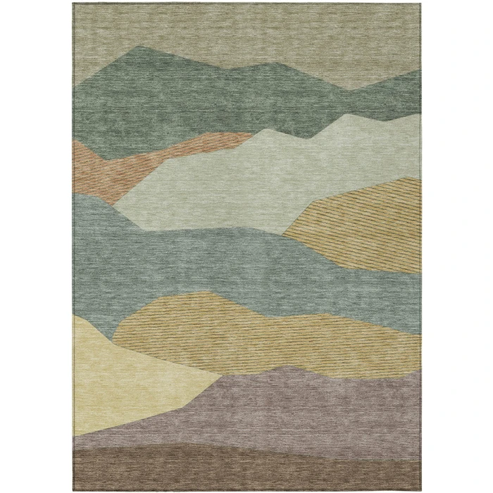 Addison Rugs Chantille Green ACN2608 5ft. x 7ft.6in. Rect. Rug