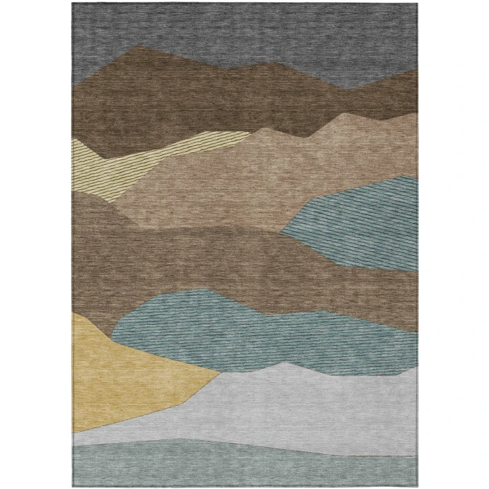 Addison Rugs Chantille Brown ACN2608 5ft. x 7ft.6in. Rect. Rug