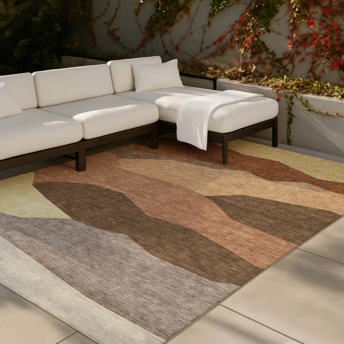 Addison Rugs Chantille Orange ACN2608 9ft. x 12ft. Rect. Rug