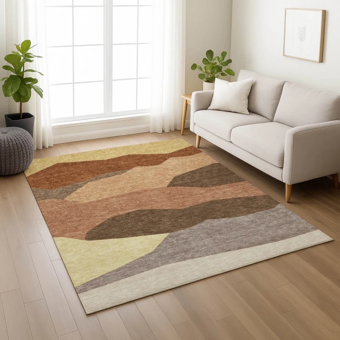 Addison Rugs Chantille Orange ACN2608 9ft. x 12ft. Rect. Rug
