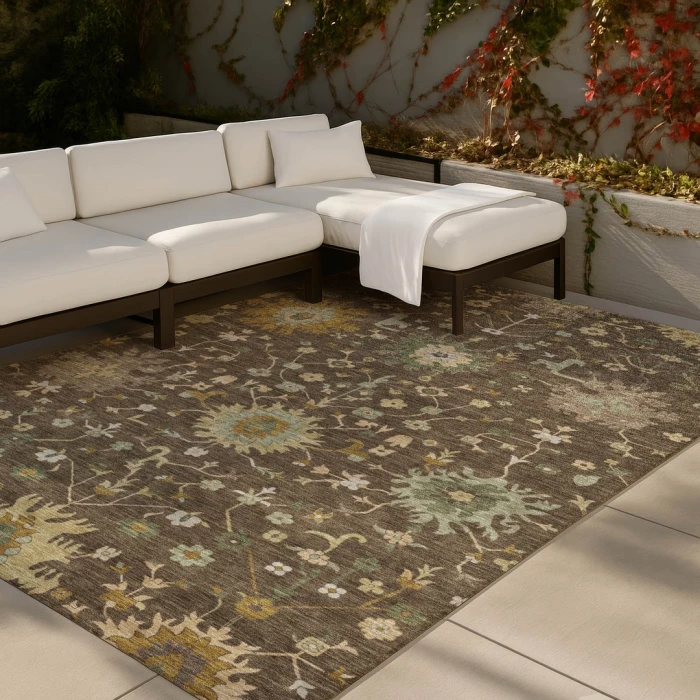 Addison Rugs Chantille Brown ACN2609 5ft. x 7ft.6in. Rect. Rug