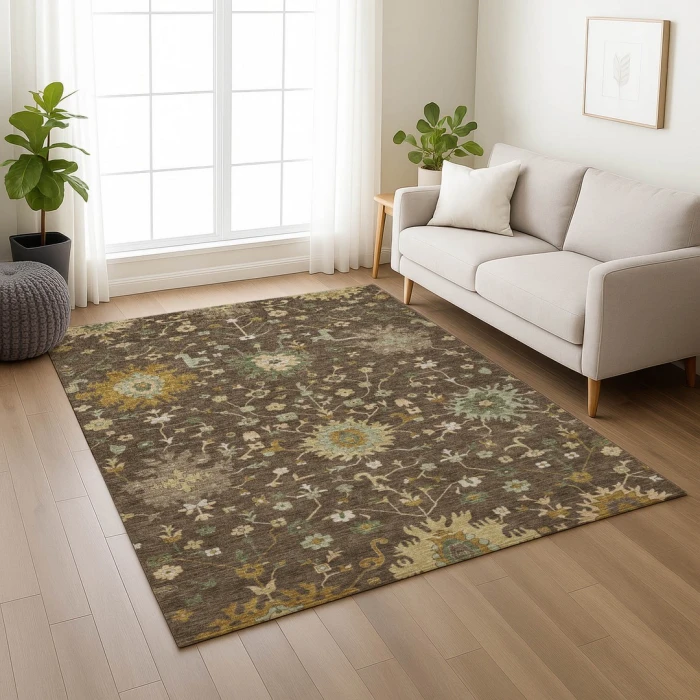 Addison Rugs Chantille Brown ACN2609 5ft. x 7ft.6in. Rect. Rug
