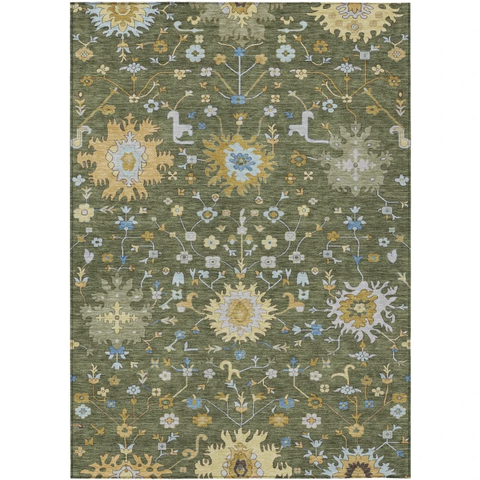 Addison Rugs Chantille Green ACN2609 9ft. x 12ft. Rect. Rug