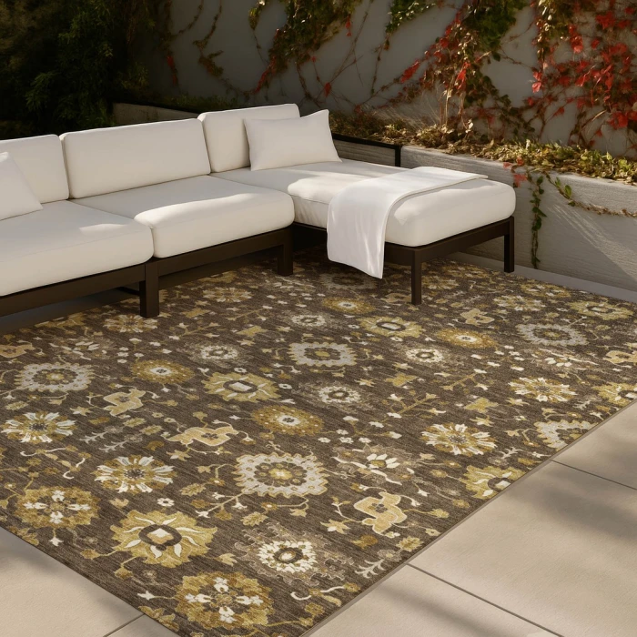 Addison Rugs Chantille Brown ACN2610 5ft. x 7ft.6in. Rect. Rug