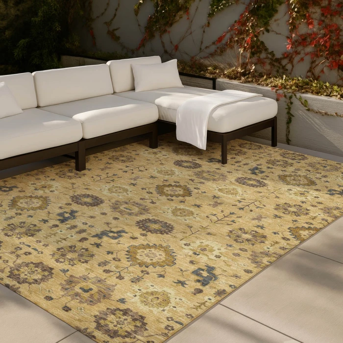 Addison Rugs Chantille Gold ACN2610 5ft. x 7ft.6in. Rect. Rug