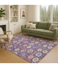 Addison Rugs Chantille Purple ACN2610 5ft. x 7ft.6in. Rect. Rug