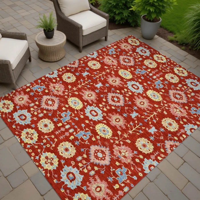 Addison Rugs Chantille Red ACN2610 9ft. x 12ft. Rect. Rug