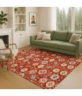 Addison Rugs Chantille Red ACN2610 9ft. x 12ft. Rect. Rug
