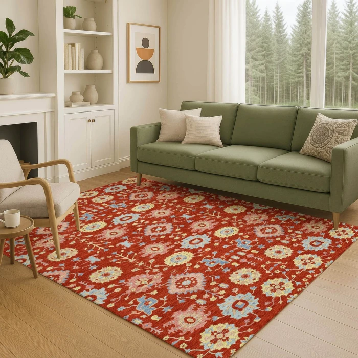 Addison Rugs Chantille Red ACN2610 9ft. x 12ft. Rect. Rug