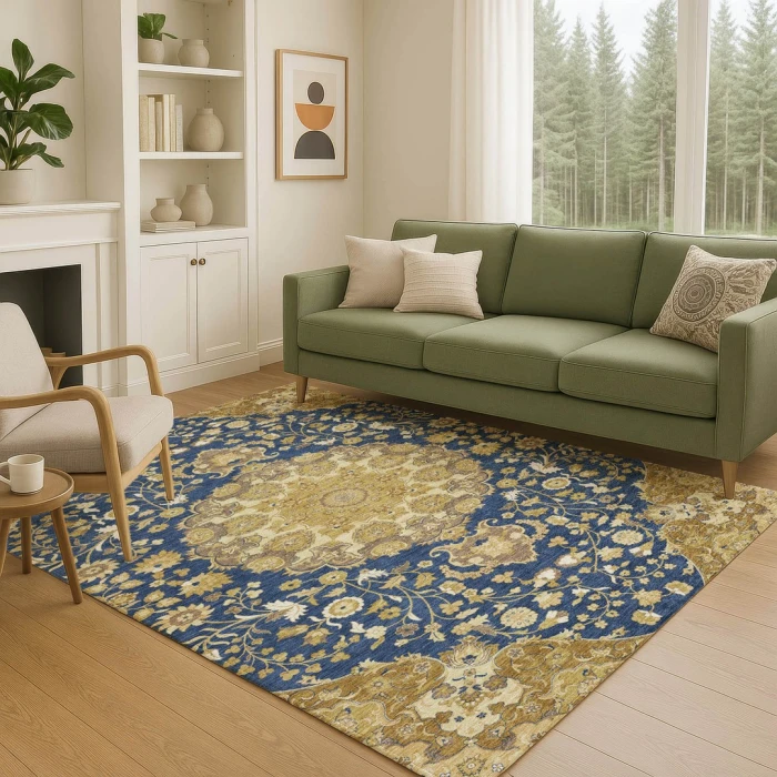 Addison Rugs Chantille Blue ACN2611 8ft. x 10ft. Rect. Rug
