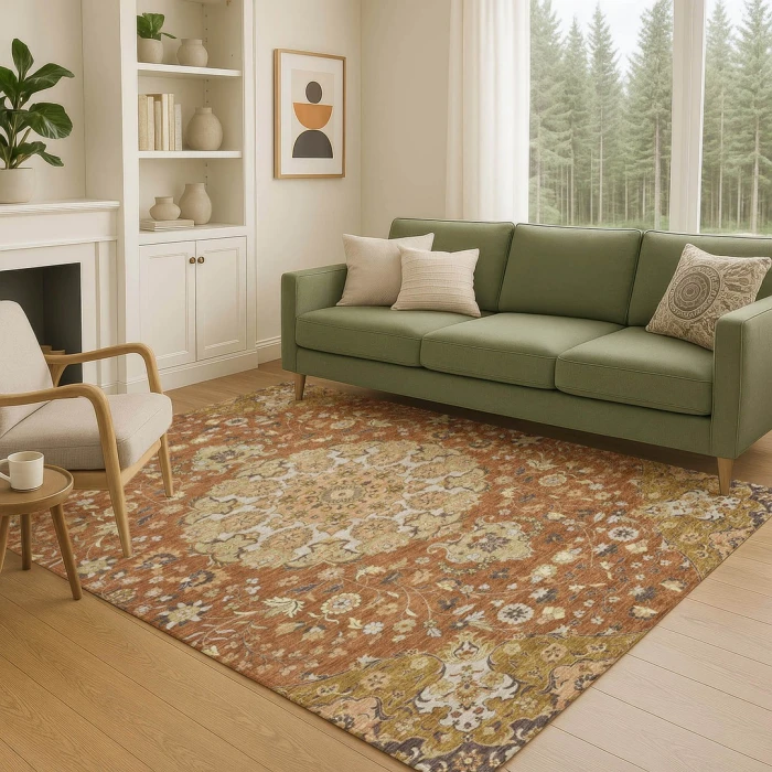Addison Rugs Chantille Orange ACN2611 5ft. x 7ft.6in. Rect. Rug
