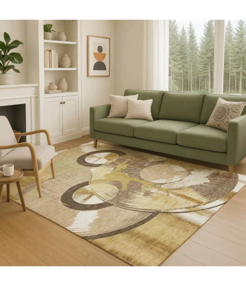 Addison Rugs Chantille Gold ACN2612 5ft. x 7ft.6in. Rect. Rug