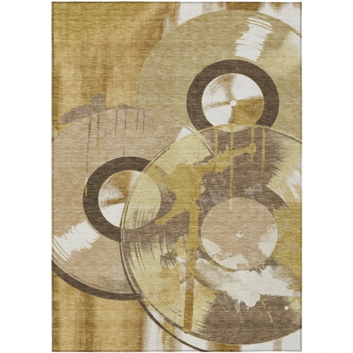 Addison Rugs Chantille Gold ACN2612 5ft. x 7ft.6in. Rect. Rug