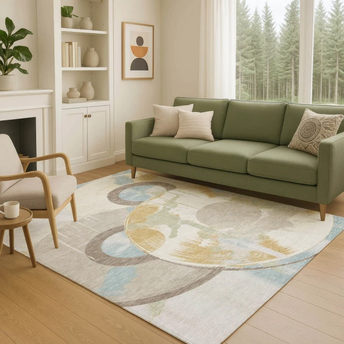 Addison Rugs Chantille Ivory ACN2612 5ft. x 7ft.6in. Rect. Rug