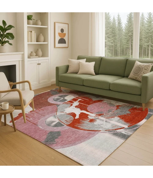 Addison Rugs Chantille Red ACN2612 9ft. x 12ft. Rect. Rug